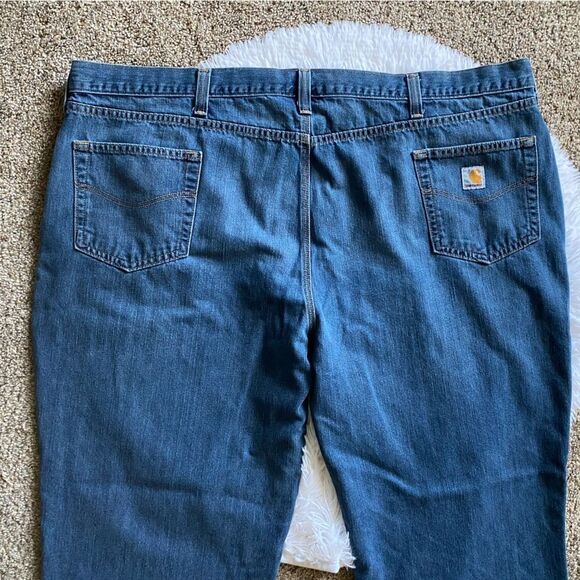 Carhartt Jeans Mens Plus Size 52x30 - Picture 7 of 9